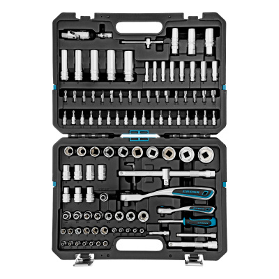 Набор инструментов, 1/4", 1/2", CrV, 120 зубьев, 109 предметов Gross по ценам производителя в Воронеже с доставкой по всей России