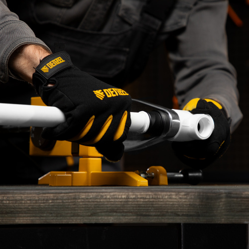 Аппарат для сварки пластиковых труб DWP-1500, 1500 Вт, 260-300 град, комплект насадок, 20-63 мм Denzel по ценам производителя в Воронеже с доставкой по всей России