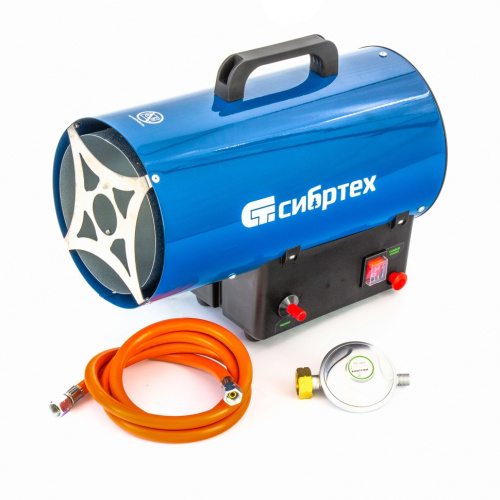 Газовая тепловая пушка СТГ-15, 15 кВт, 500 м3/ч, пропан-бутан Сибртех по ценам производителя в Воронеже с доставкой по всей России