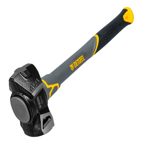 Кувалда с клиновидным бойком 1,8 кг, фибергласовая рукоятка c TPR Denzel по ценам производителя в Воронеже с доставкой по всей России