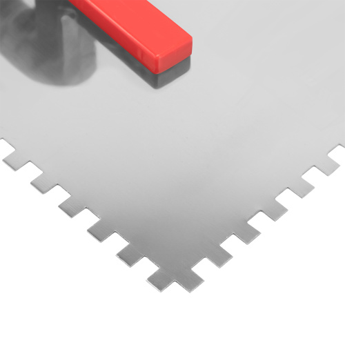 Гладилка стальная, 280 х 130 мм, зеркальная полировка, пластмассовая ручка, зуб 6 х 6 мм Matrix по ценам производителя в Воронеже с доставкой по всей России