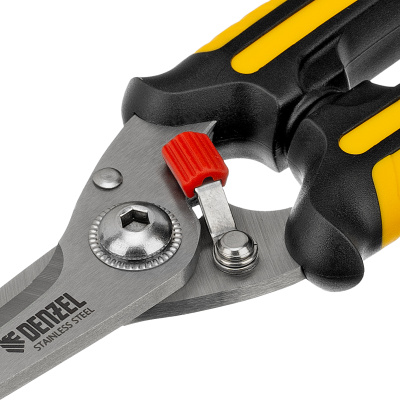 Ножницы универсальные, 200 мм, нержавеющая сталь Denzel по ценам производителя в Воронеже с доставкой по всей России