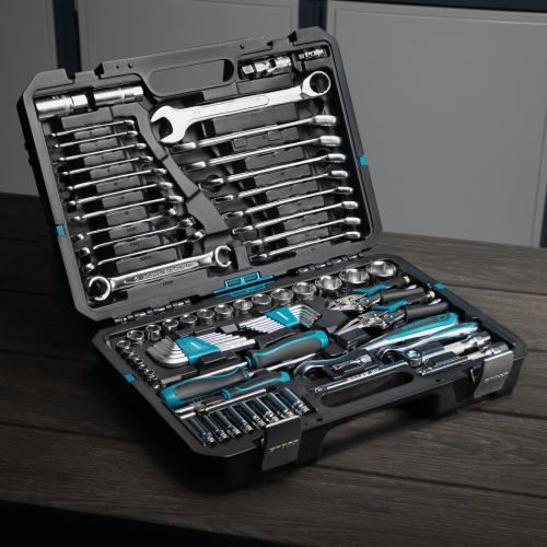 Набор инструментов, 1/4", 1/2", CrV, 120 зубьев, 78 предметов Gross по ценам производителя в Воронеже с доставкой по всей России