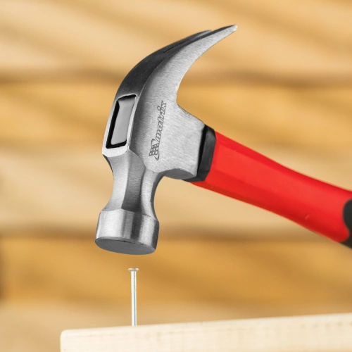 Молоток-гвоздодер optimal, 450 г, фибергласовая обрезиненная рукоятка Matrix по ценам производителя в Воронеже с доставкой по всей России