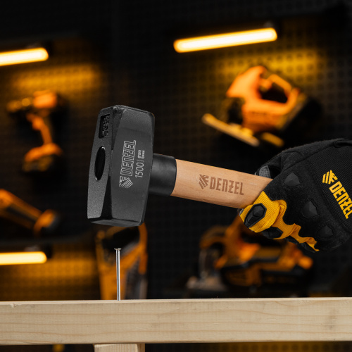 Кувалда, 1500 г, кованая головка, буковая рукоятка Denzel по ценам производителя в Воронеже с доставкой по всей России