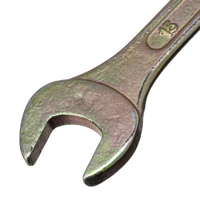 Ключ рожковый, 14 х 15 мм, желтый цинк Сибртех по ценам производителя в Воронеже с доставкой по всей России