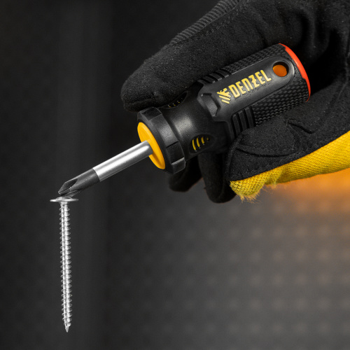 Отвертка, PH2х38 мм, S2, 3к рукоятка Denzel по ценам производителя в Воронеже с доставкой по всей России