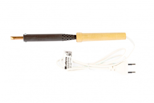 Паяльник электрический ЭПСН-03-80/220, деревянная ручка, Сибртех по ценам производителя в Воронеже с доставкой по всей России