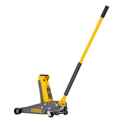 Домкрат гидравлический подкатной, 3 т, 125-470 мм, быстрый подъем, проф. Denzel по ценам производителя в Воронеже с доставкой по всей России