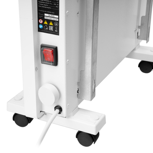 Конвектор электрический КМ-1000.1, 230 В, 1000 Вт, X-образный нагреватель, колеса, термостат MTX по ценам производителя в Воронеже с доставкой по всей России