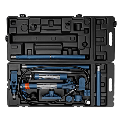 Растяжка гидравлическая, 10 т, набор из 17 предметов, 7 сменных насадок, в пластиковом кейсе на колесах Stels по ценам производителя в Воронеже с доставкой по всей России