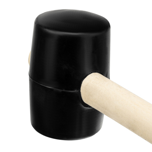 Киянка резиновая, 450 г, черная резина, деревянная рукоятка Sparta по ценам производителя в Воронеже с доставкой по всей России