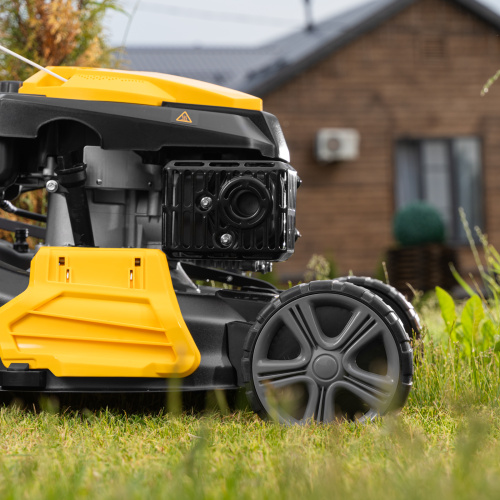 Газонокосилка бензиновая GLD-460SP, 146 куб.см, ширина 46 см, привод 7 уровней, травосборник 50 л Denzel по ценам производителя в Воронеже с доставкой по всей России