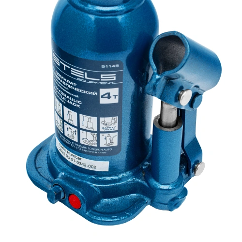 Домкрат гидравлический бутылочный телескопический, 4 т, подъем 170-420 мм Stels по ценам производителя в Воронеже с доставкой по всей России