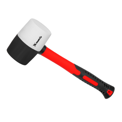 Киянка резиновая, 450 г, черно-белая резина, фибергласовая рукоятка Matrix по ценам производителя в Воронеже с доставкой по всей России