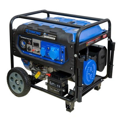 Генератор бензиновый Dinking DKA8500EW (8,5кВт, электростартер, 17лс, колёса, АВР) по ценам производителя в Воронеже с доставкой по всей России