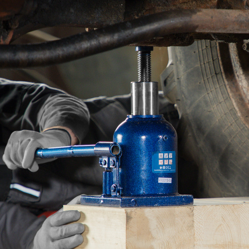 Домкрат гидравлический бутылочный телескопический, 10 т, H подъема 170-430 мм Stels по ценам производителя в Воронеже с доставкой по всей России