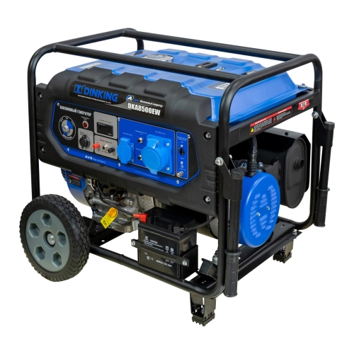 Генератор бензиновый Dinking DKA8500EW (8,5кВт, электростартер, 17лс, колёса, АВР) по ценам производителя в Воронеже с доставкой по всей России