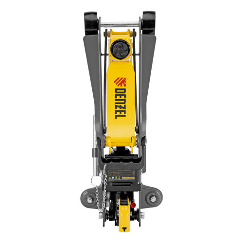 Домкрат гидравлический подкатной с фиксатором, 2,5 т,  85-385 мм, в пласт. кейсе Denzel по ценам производителя в Воронеже с доставкой по всей России