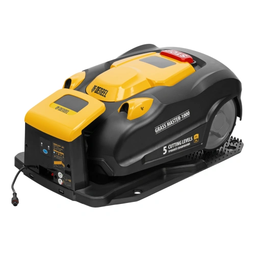 Робот-газонокосилка Grass Master 1000  1000м², 3Ач, 28V, LCD дисплей, Wi-Fi Denzel по ценам производителя в Воронеже с доставкой по всей России