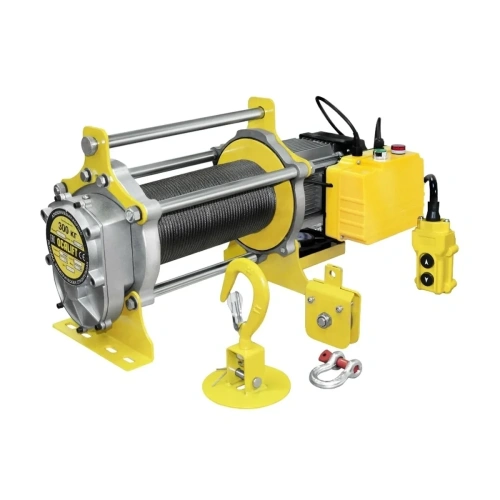 Лебёдка строительная TSA 300/600кг 100м 220в СКОРОСТНАЯ по ценам производителя в Воронеже с доставкой по всей России