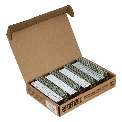 Гвозди для пнев. нейлера (оцинк.) длина - 50 мм, диам. - 2,9 мм, 2000 шт. Denzel по ценам производителя в Воронеже с доставкой по всей России