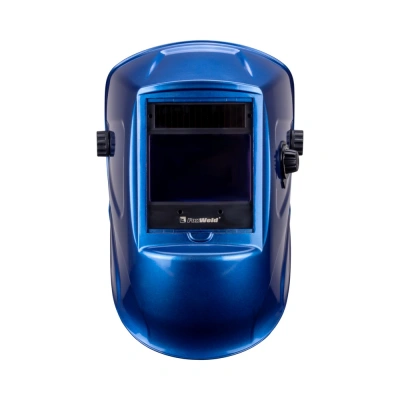 Маска сварщика GEFEST "синяя" (ф-р 9500V, пр-во FoxWeld) без коробки по ценам производителя в Воронеже с доставкой по всей России