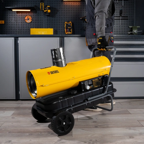 Дизельная тепловая пушка NHG-20i, 20 кВт, 600 м3/ч, непрямой нагрев, цифровой термостат Denzel по ценам производителя в Воронеже с доставкой по всей России