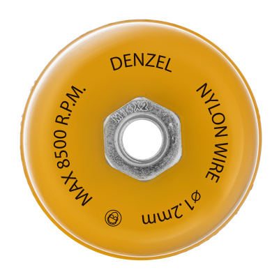 Щетка для УШМ, 100 мм, Чашка, нейлоновая щетина, М14 Denzel по ценам производителя в Воронеже с доставкой по всей России