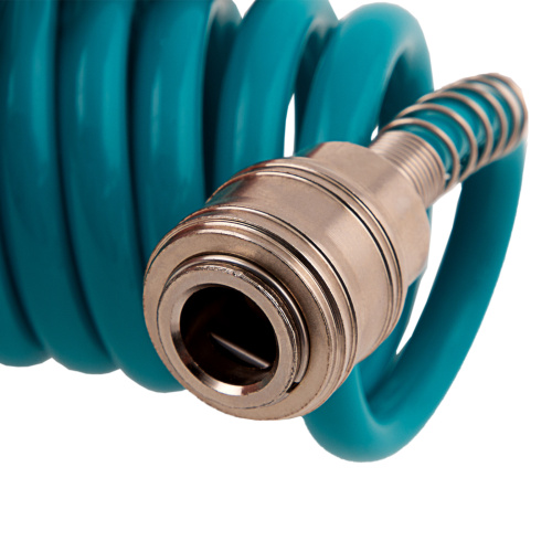 Полиуретановый спиральный шланг профессиональный BASF, 10 м, с быстросъемными соединениями Stels по ценам производителя в Воронеже с доставкой по всей России