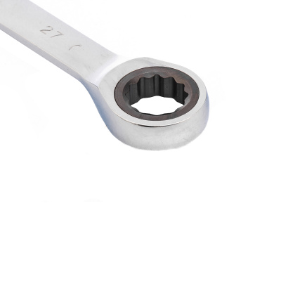 Ключ комбинированный трещоточный, 27 мм, CrV, зеркальный хром Matrix по ценам производителя в Воронеже с доставкой по всей России