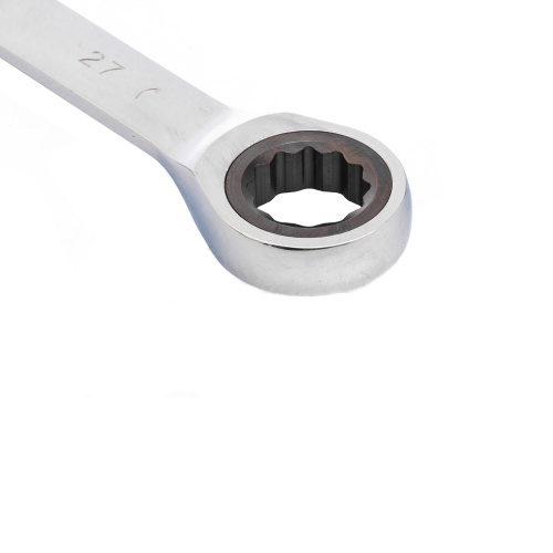 Ключ комбинированный трещоточный, 27 мм, CrV, зеркальный хром Matrix по ценам производителя в Воронеже с доставкой по всей России