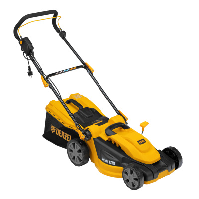 Газонокосилка электрическая GM-1800, 1800 Вт, шир. 38 см, 6 уров., травосб. 40 л. Denzel купить в Москве с доставкой по всей России | ProtosMarket.ru