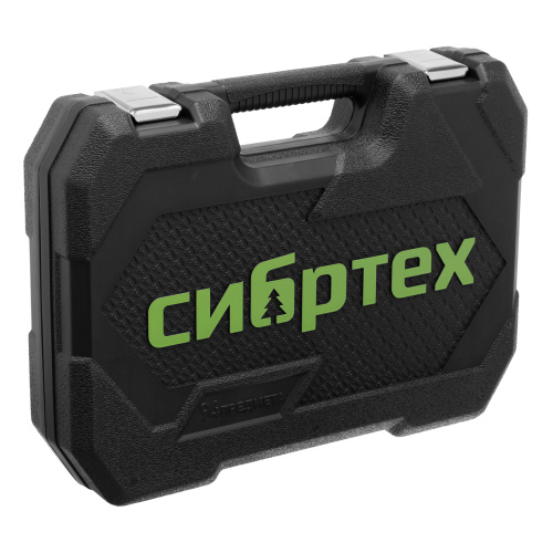 Набор инструментов, 1/2", 1/4", пластиковый кейс 89 предметов Сибртех по ценам производителя в Воронеже с доставкой по всей России