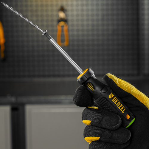 Отвертка PZ1x75 мм, CrV, трехкомпонентная рукоятка Denzel по ценам производителя в Воронеже с доставкой по всей России