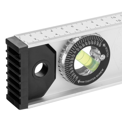 Уровень алюминиевый "Рельс", 1200 мм, 3 глазка (1 поворотный) Matrix по ценам производителя в Воронеже с доставкой по всей России