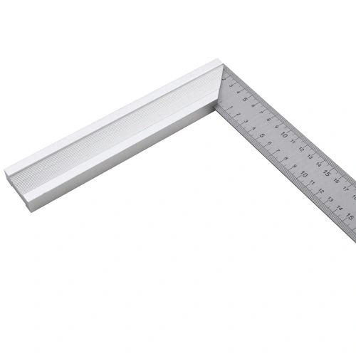 Угольник стальной 400 мм, нержавеющая сталь, градуировка, алюминиевое основание Denzel по ценам производителя в Воронеже с доставкой по всей России