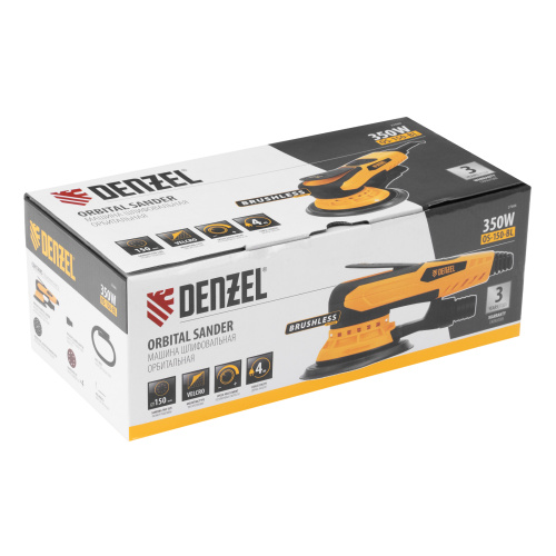 Машина шлифовальная орбитальная бесщет OS-150-BL, 350 Вт, 4000-10000 об/мин Denzel по ценам производителя в Воронеже с доставкой по всей России
