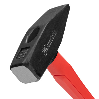 Молоток слесарный optimal, 1000 г, фибергласовая обрезиненная рукоятка, квадратный боек Matrix по ценам производителя в Воронеже с доставкой по всей России