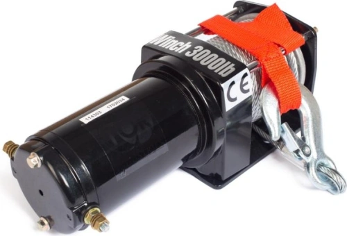 Лебедка автомобильная электрическая 1361кг  13,5м 12В TOR P3000-1A по ценам производителя в Воронеже с доставкой по всей России