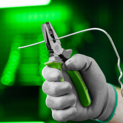 Плоскогубцы комбинированные, 160 мм, фосфатирование, трехкомпонентные рукоятки Сибртех по ценам производителя в Воронеже с доставкой по всей России