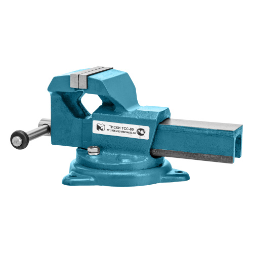 Тиски слесарные, 80 мм, поворотные (Глазов) по ценам производителя в Воронеже с доставкой по всей России