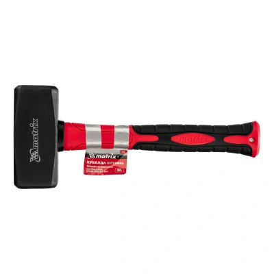 Кувалда optimal, 2000 г, фибергласовая обрезиненная рукоятка Matrix по ценам производителя в Воронеже с доставкой по всей России