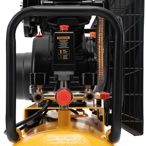 Компрессор воздушный BCV2200/100, ременный привод, 2.2 кВт, 100 литров, 370 л/мин Denzel по ценам производителя в Воронеже с доставкой по всей России