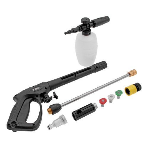 Моечная машина высокого давления R-180i, 2400 Вт, 180 бар, 7.5 л/мин, асинхронный двигатель Denzel по ценам производителя в Воронеже с доставкой по всей России