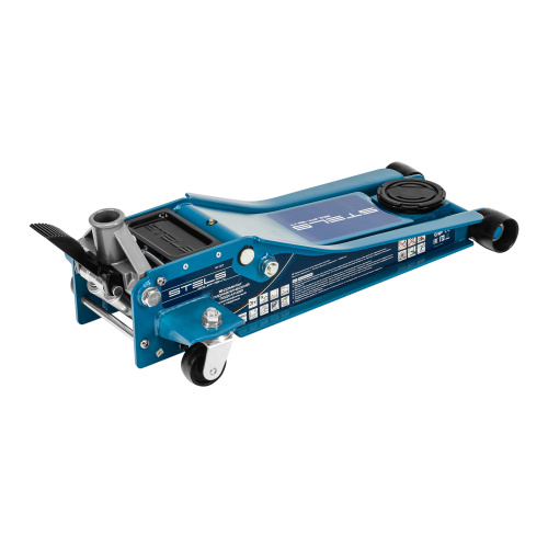 Домкрат гидравлический подкатной 3 т, быстрый подъем, Low profile quick lift, 75-505 мм, профессиональный STELS по ценам производителя в Воронеже с доставкой по всей России