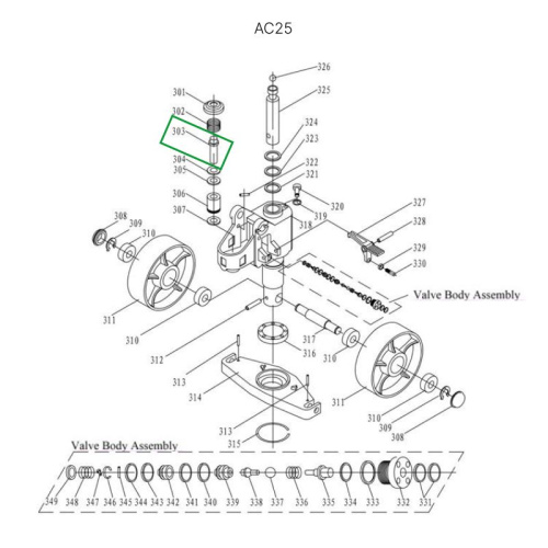 Шток нагнетательный для гидравлических тележек JC20 по ценам производителя в Воронеже с доставкой по всей России