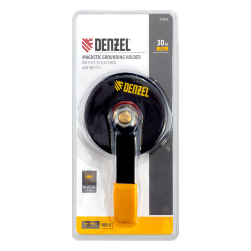 Клемма заземления магнитная для сварочных работ 65 LB Denzel по ценам производителя в Воронеже с доставкой по всей России