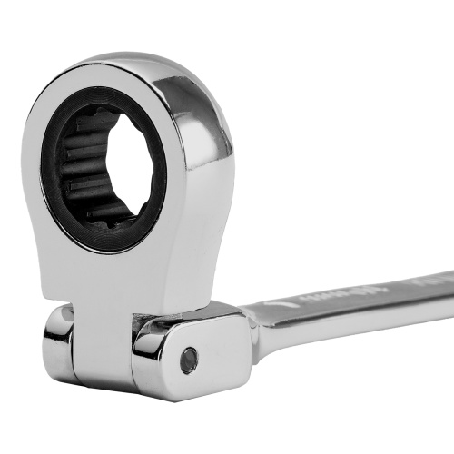 Ключ комбинированный трещоточный, 10 мм, CrV, шарнирный, зеркальный хром Matrix Professional по ценам производителя в Воронеже с доставкой по всей России