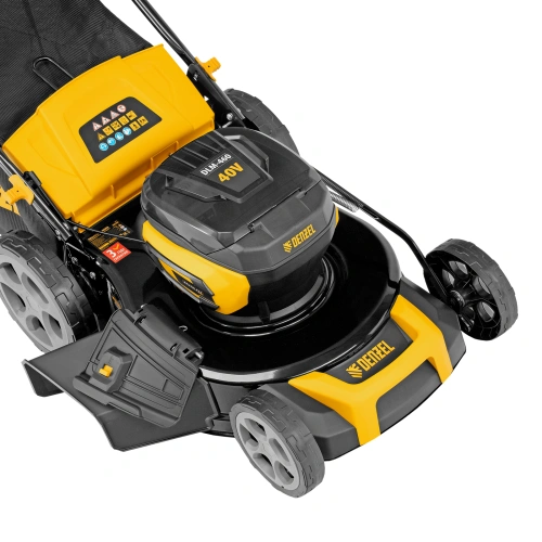Газонокосилка аккумуляторная бесщет. DLM-460, 460 мм, травосб. 65 л., Li-Ion, 40 В Denzel по ценам производителя в Воронеже с доставкой по всей России